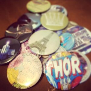 Just a few of the buttons our teens made