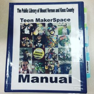I'm not gonna lie, I took a picture of my Teen MakerSpace manual and put it up at my new desk. I will miss you TMS manual! Though I'm already making a new one.