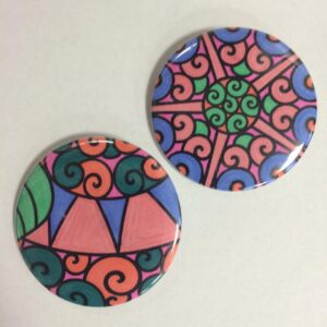 Coloring pages buttons