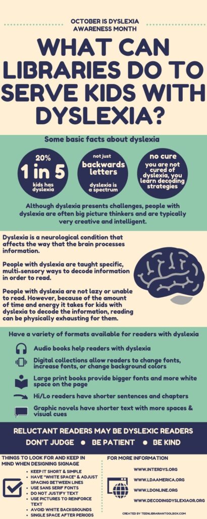 What Can Libraries Do to Serve Kids with Dyslexia?