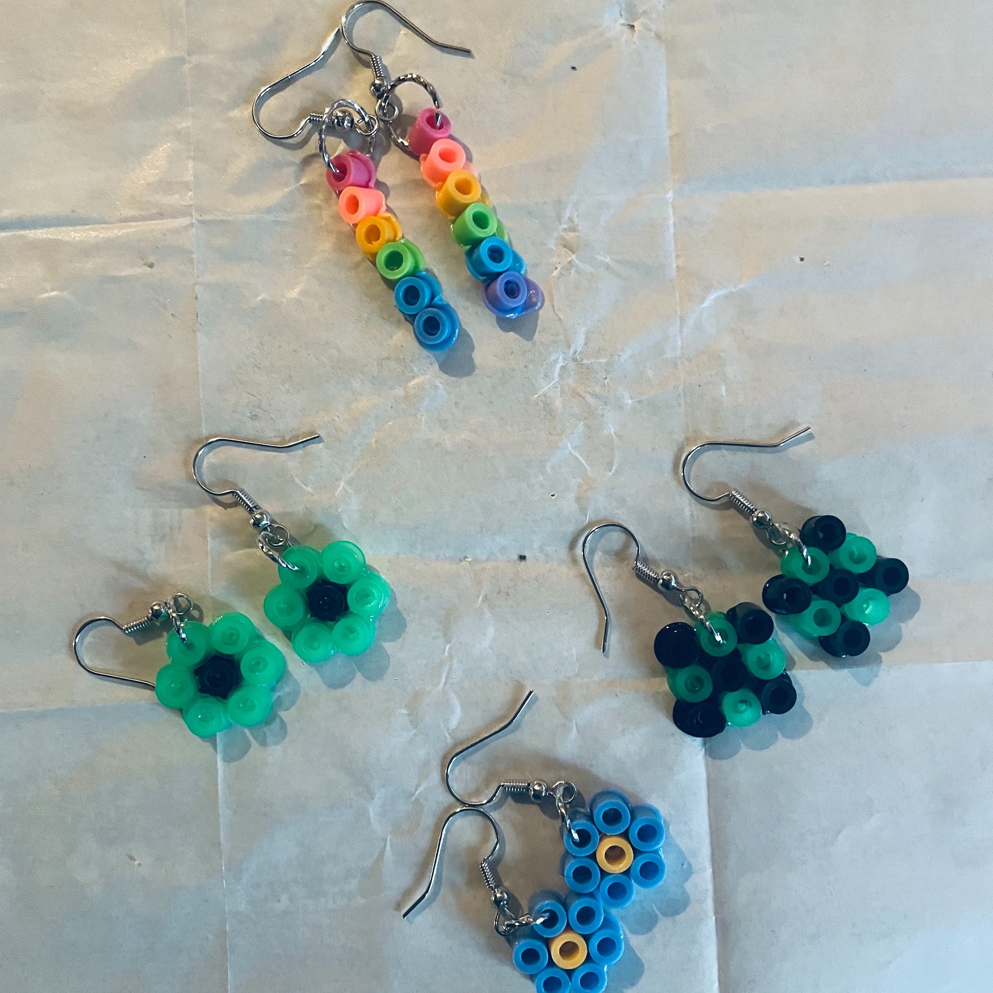 Diy Perler Bead Earrings