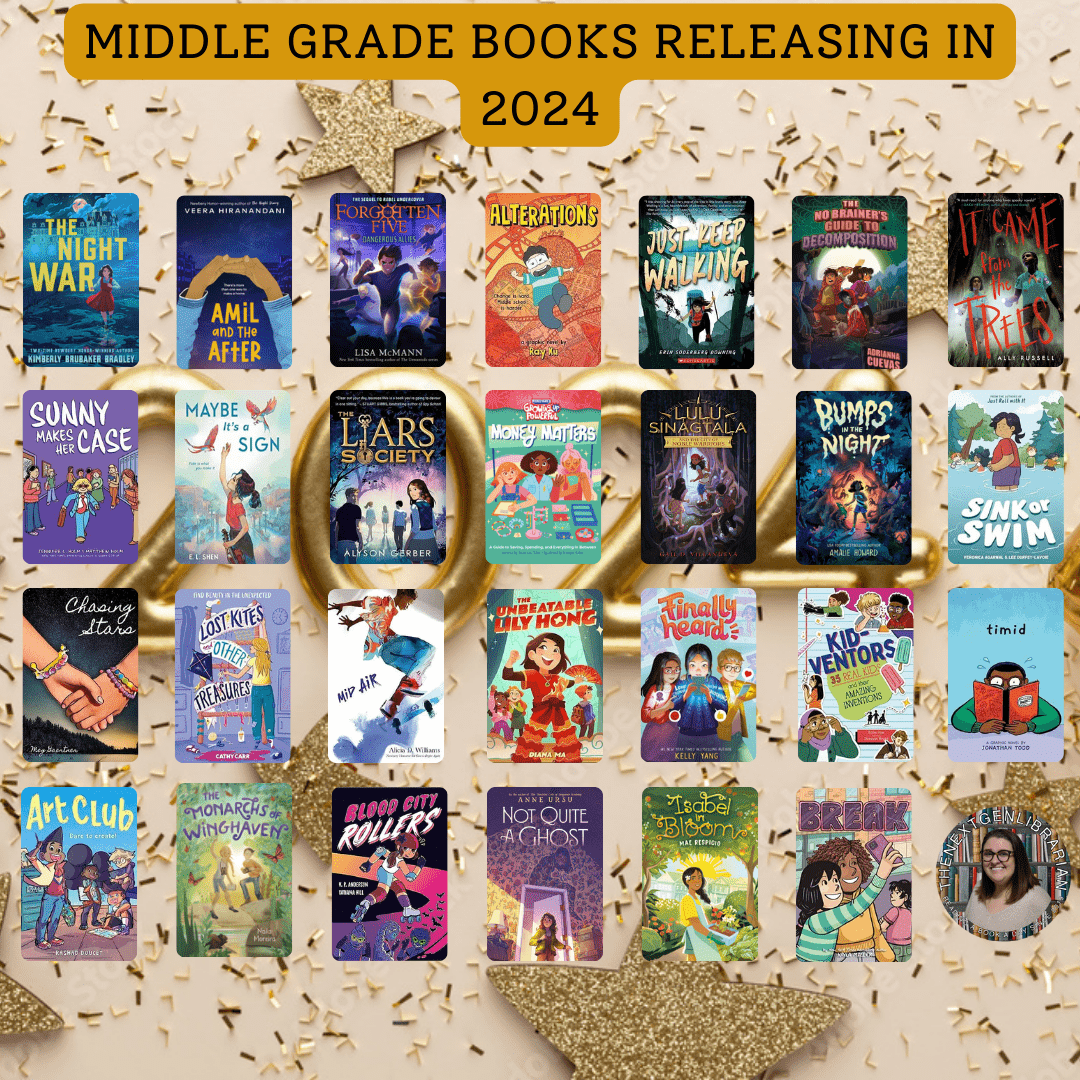Exciting New Releases in Middle Grade and Young Adult Literature for 2024: A Must-Read List for Librarians and Educators, a guest post by Amanda Hunt